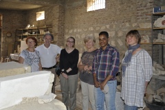 From the left: Dr. Monika Dolińska, Prof. D. Arnold, Dr. A. Oppenheim, Janina Wiercińska, Mahammed Azaab and Jadwiga Iwaszczuk. Photo by Z. Doliński
